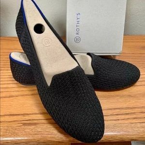 Rothy's Retired Honeycomb Black Loafers US 10.5